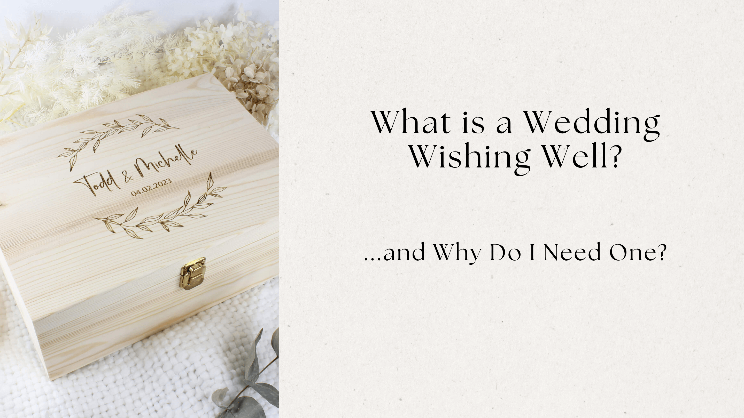 What is a Wedding Wishing Well? And Why Do I Need One? Meridian Etch