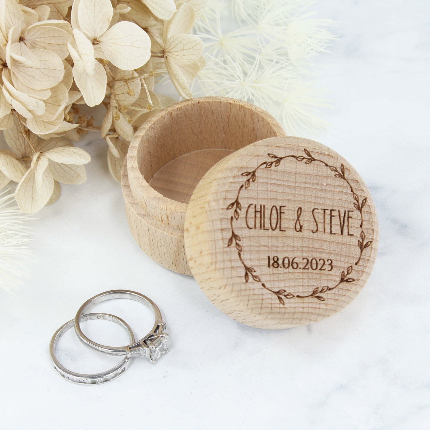 personalised ring box