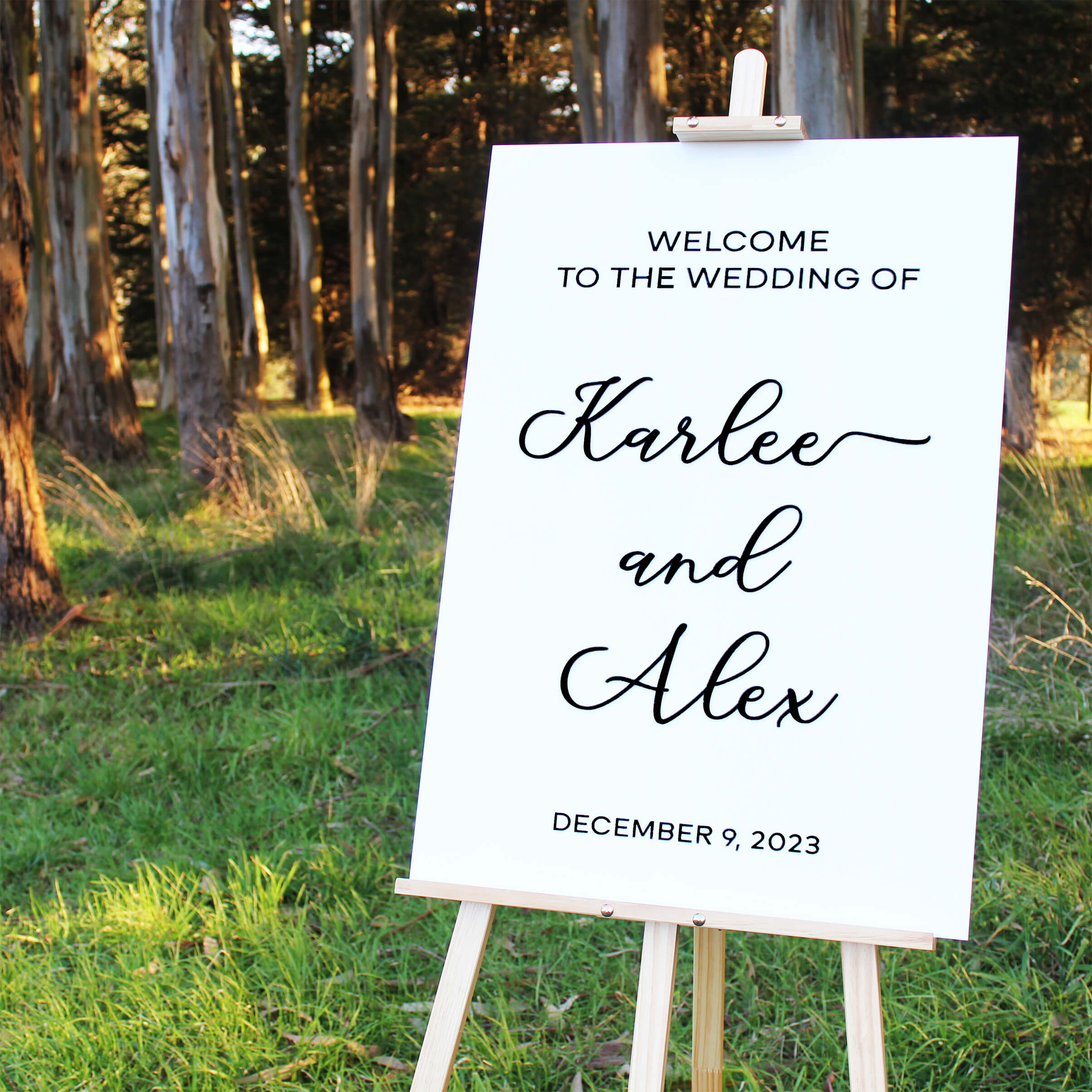 Welcome Wedding Sign - Wedding Signs Welcome – Meridian Etch