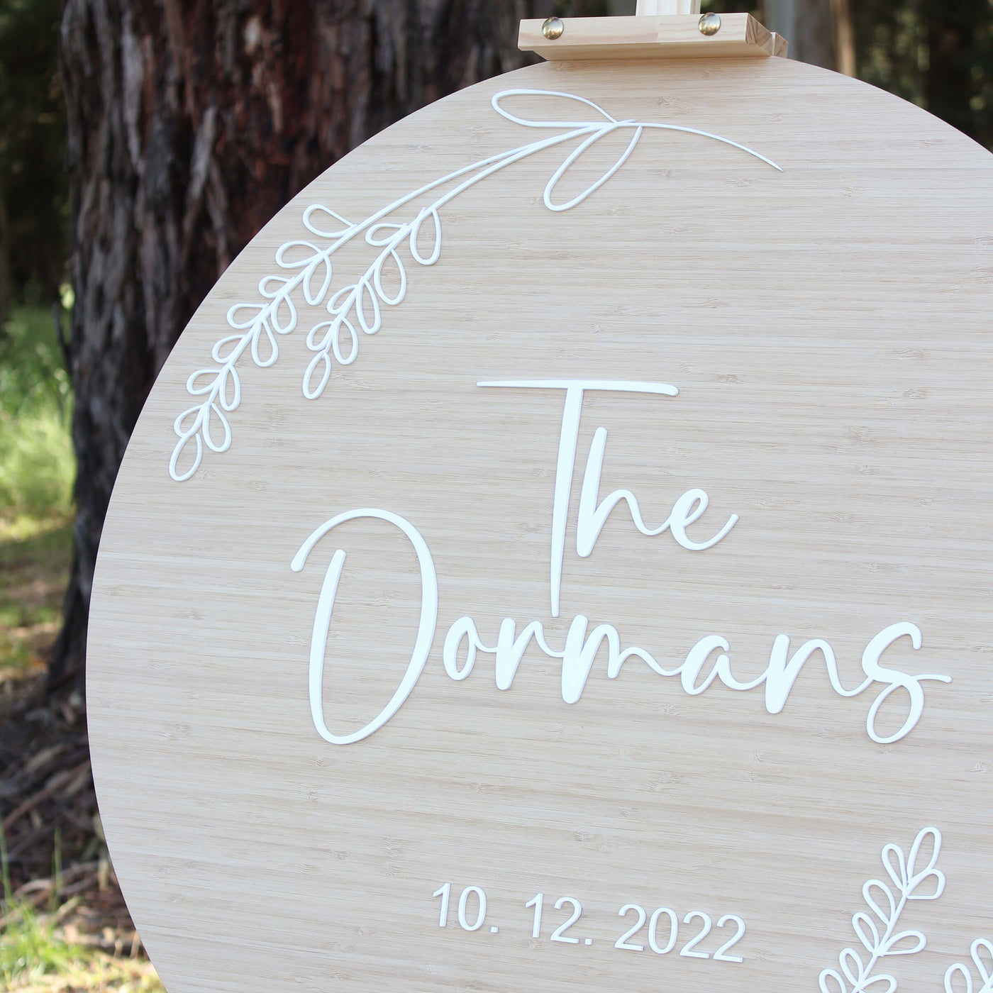 custom wedding sign