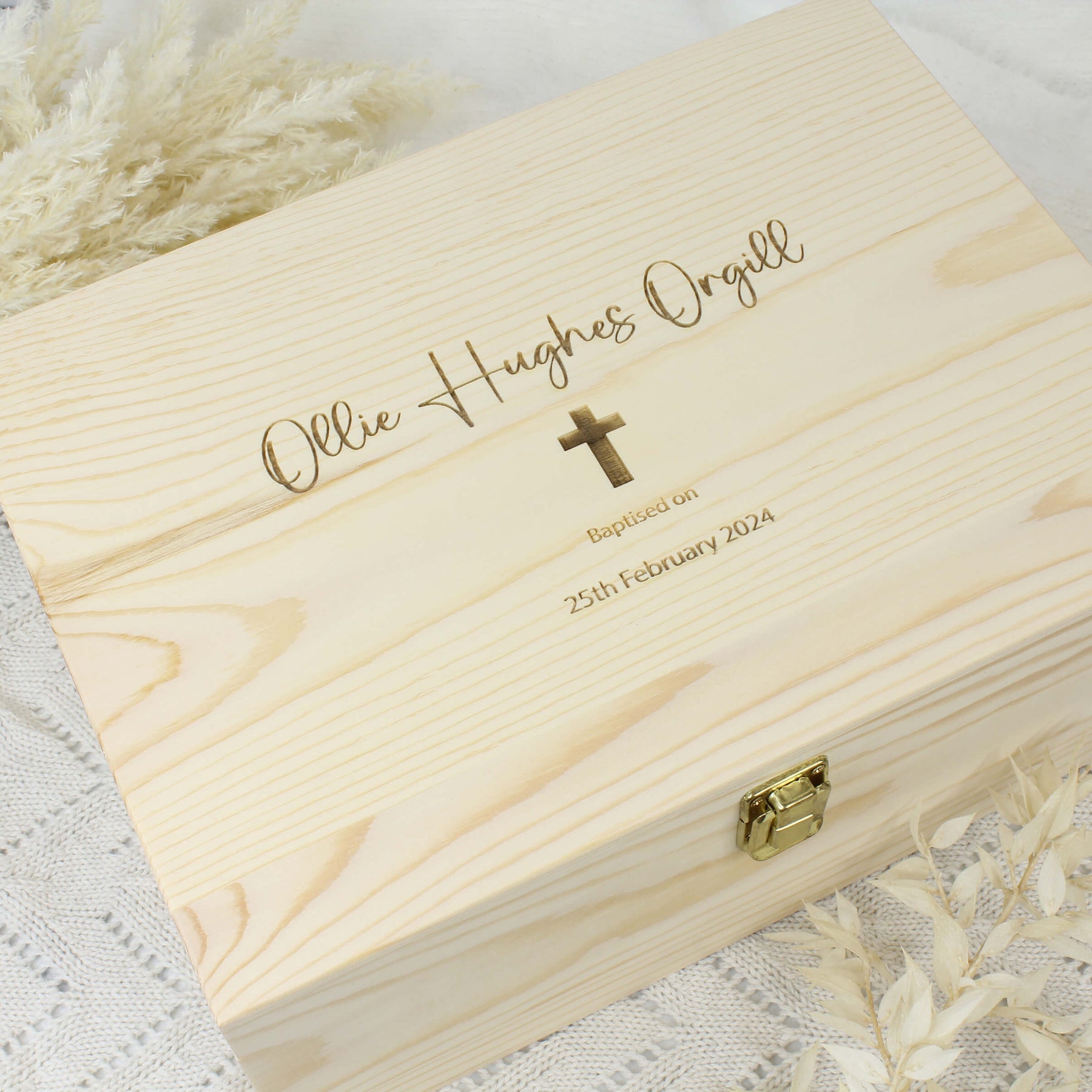 Baptism Box Graphics Personalised Baptism Box – Meridian Etch