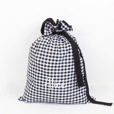 black santa sack