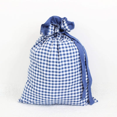 blue santa bag