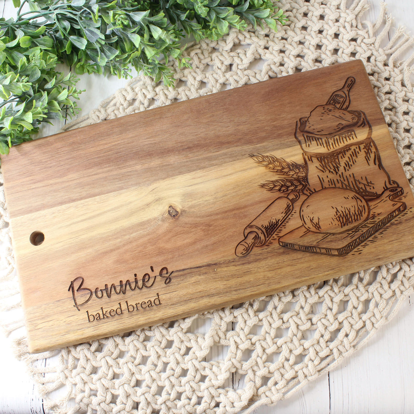 engraved chopping board