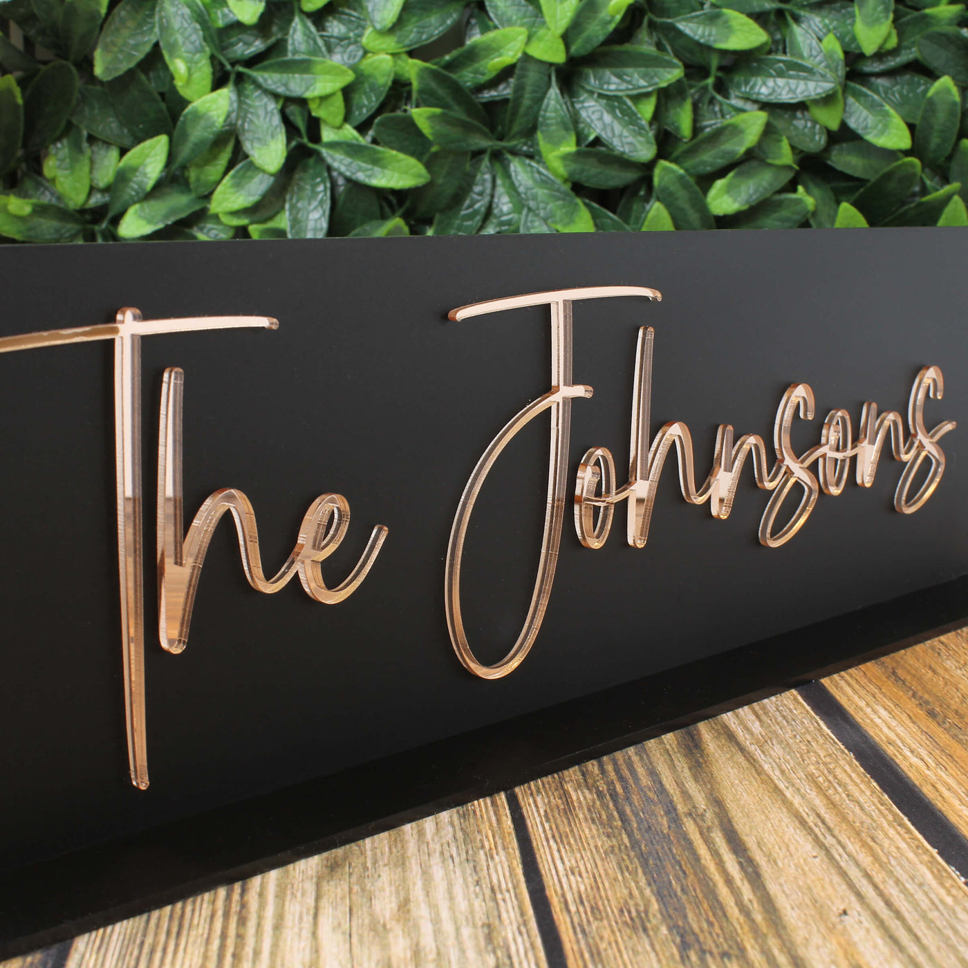 personalised bridal table sign