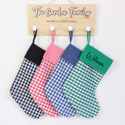 personalised christmas stocking
