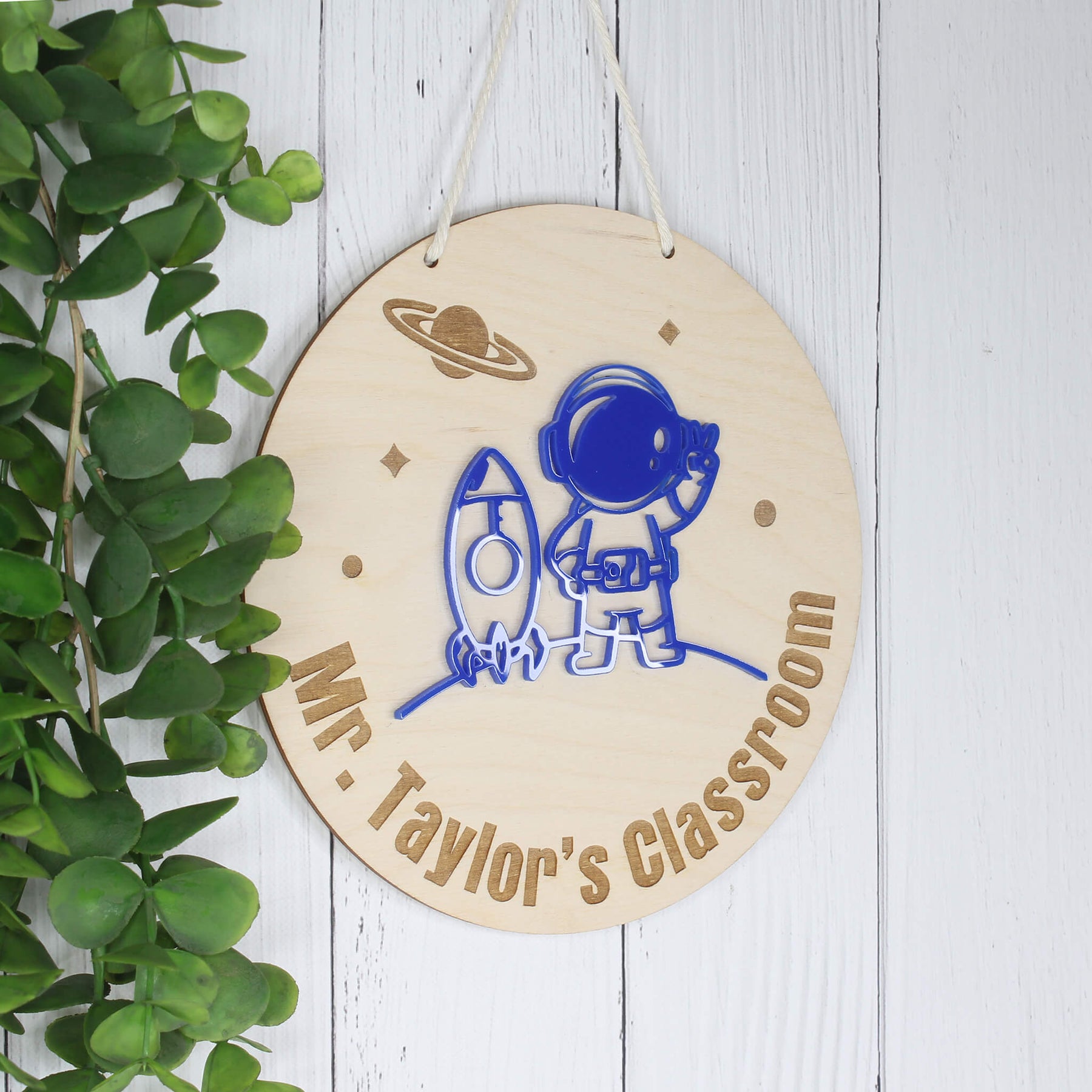 Classroom Teacher Sign | Male Teacher Gift – Meridian Etch