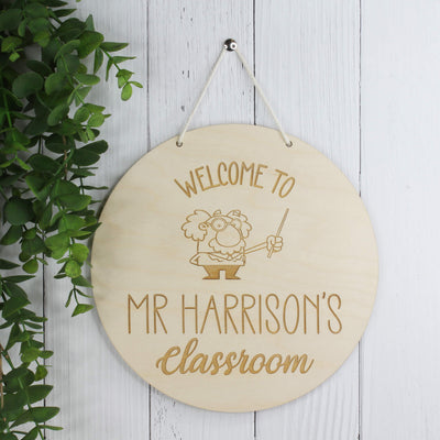 classroom welcome sign