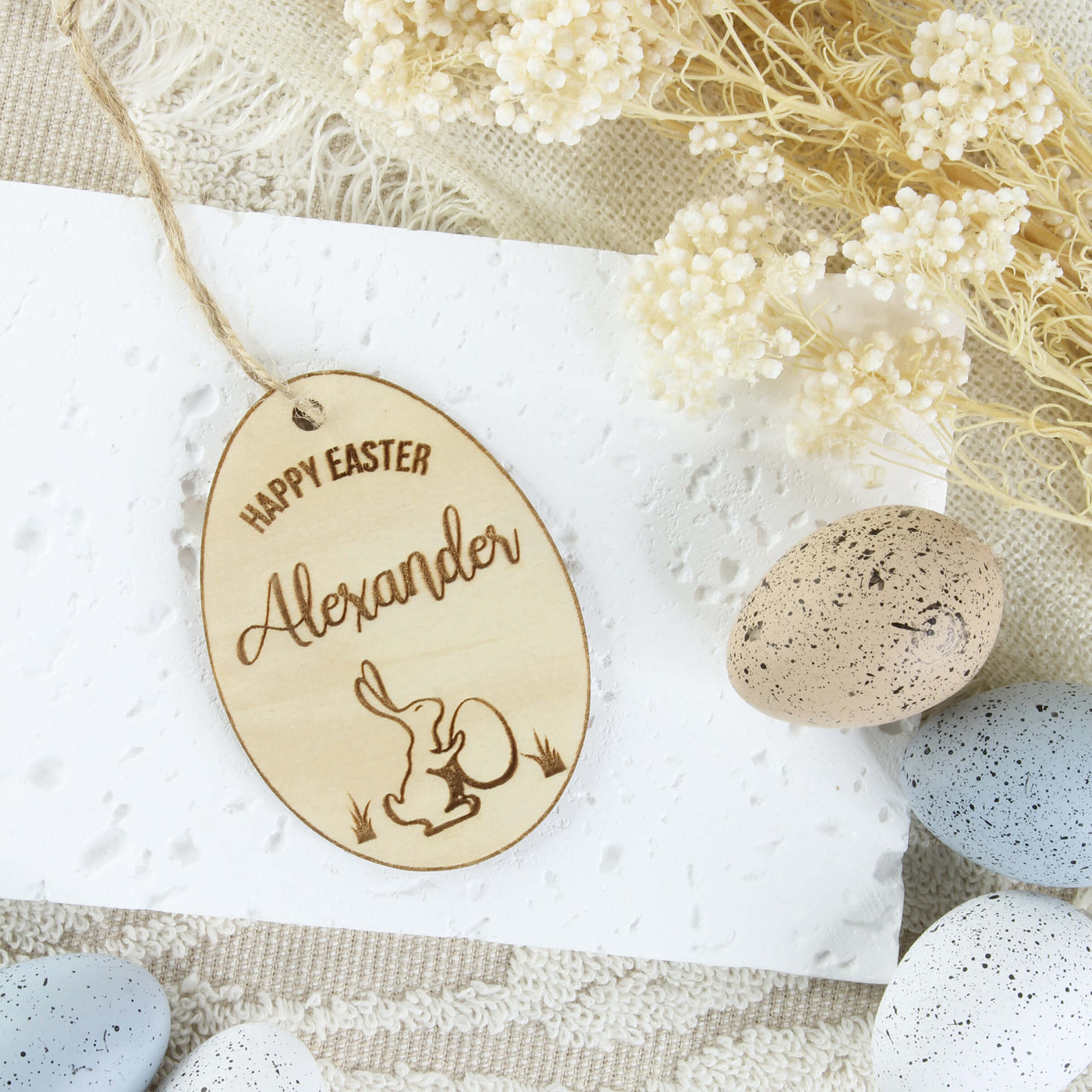 easter bunny tag