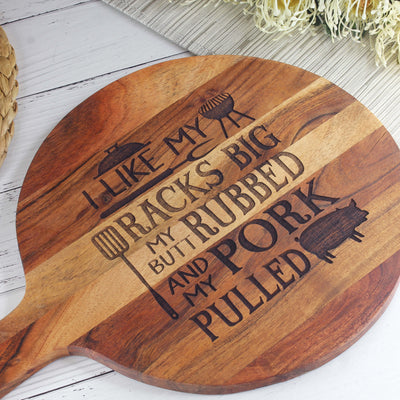 engraved chopping board for him