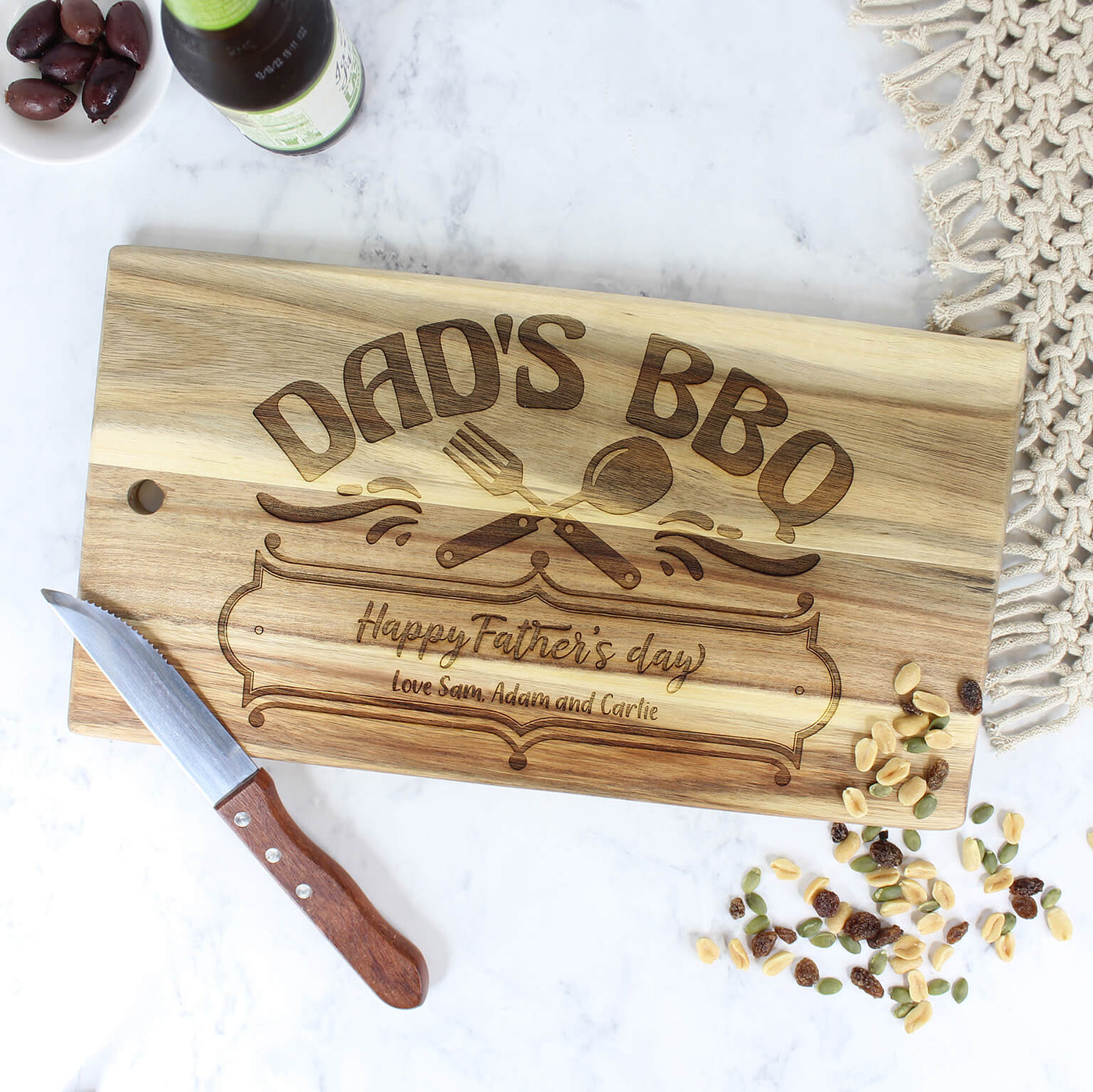 father's day chopping board
