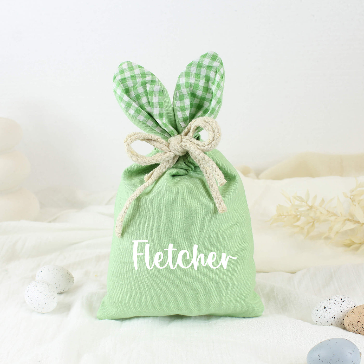 green easter basket