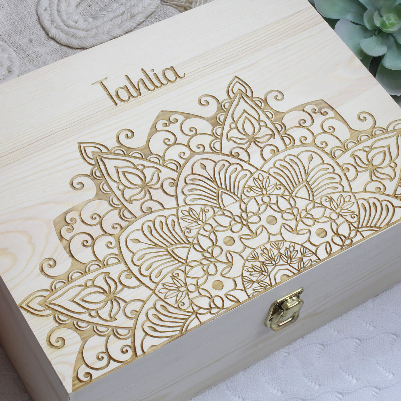 personalised wooden box