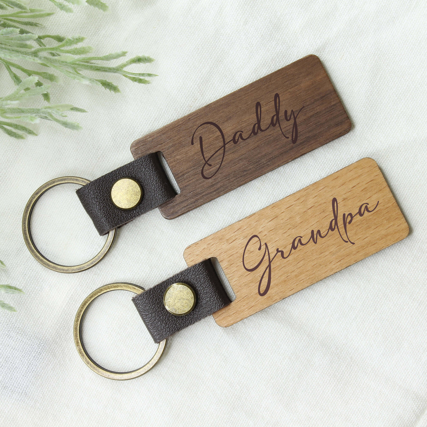 fathers day keyring for dad or grandpa