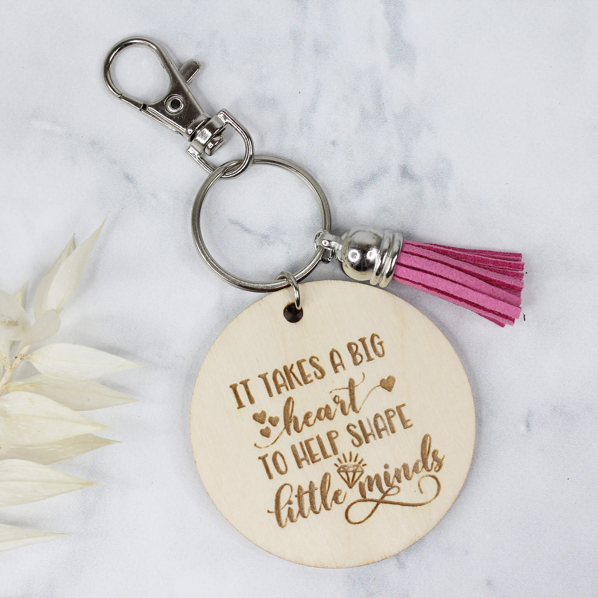 Keyring For Teacher | Day Care Teacher Gift – Meridian Etch