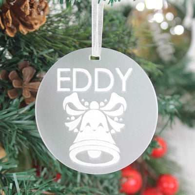 Christmas bauble with name 