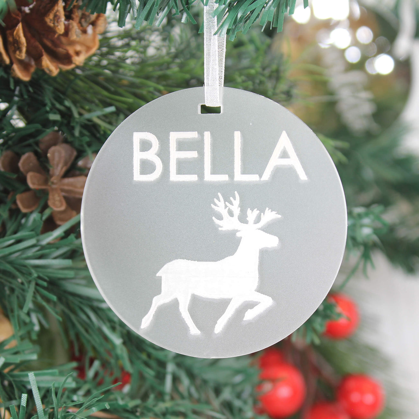 Personalised Christmas tree decoration 