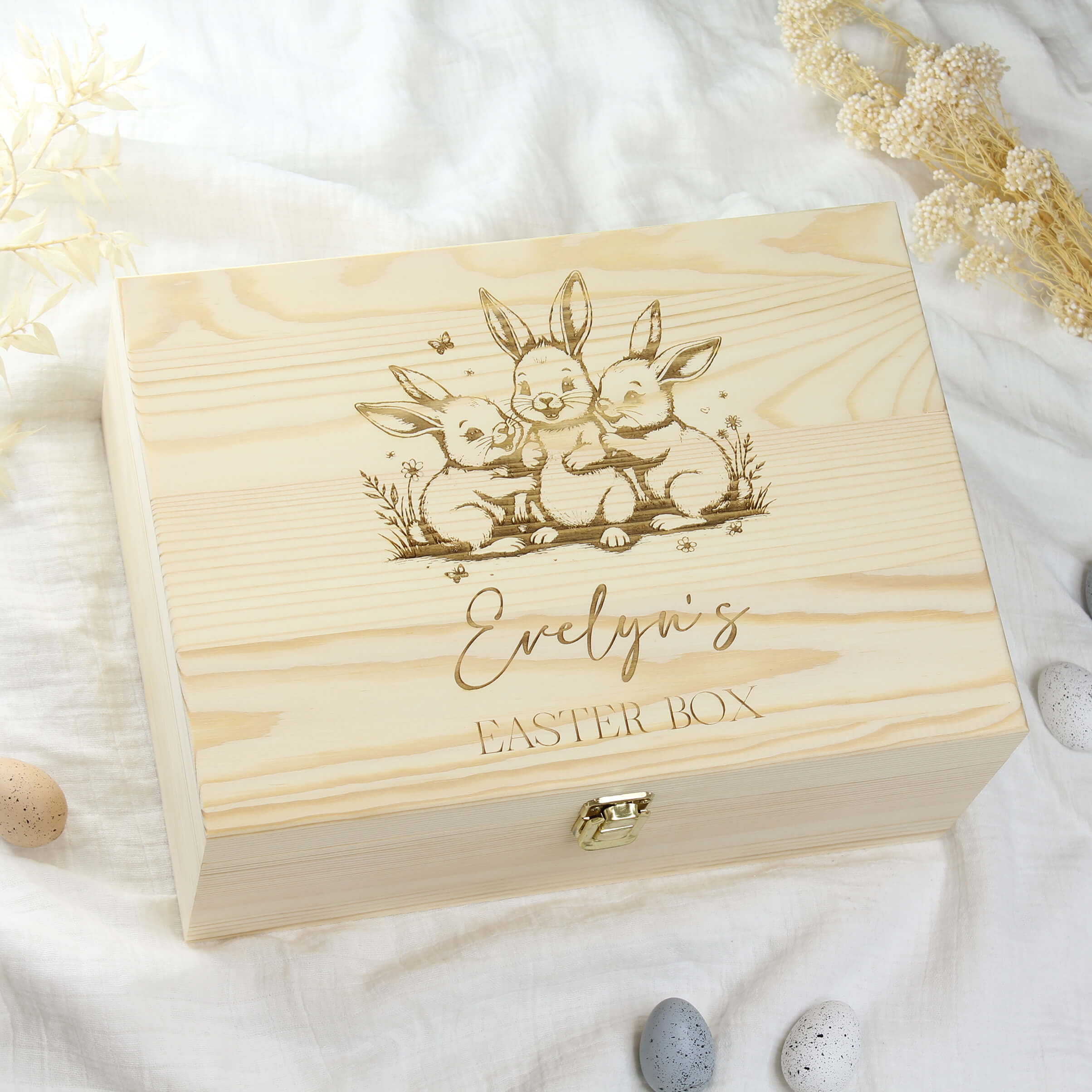 Custom Easter Box Personalised Easter Box - Meridian Etch