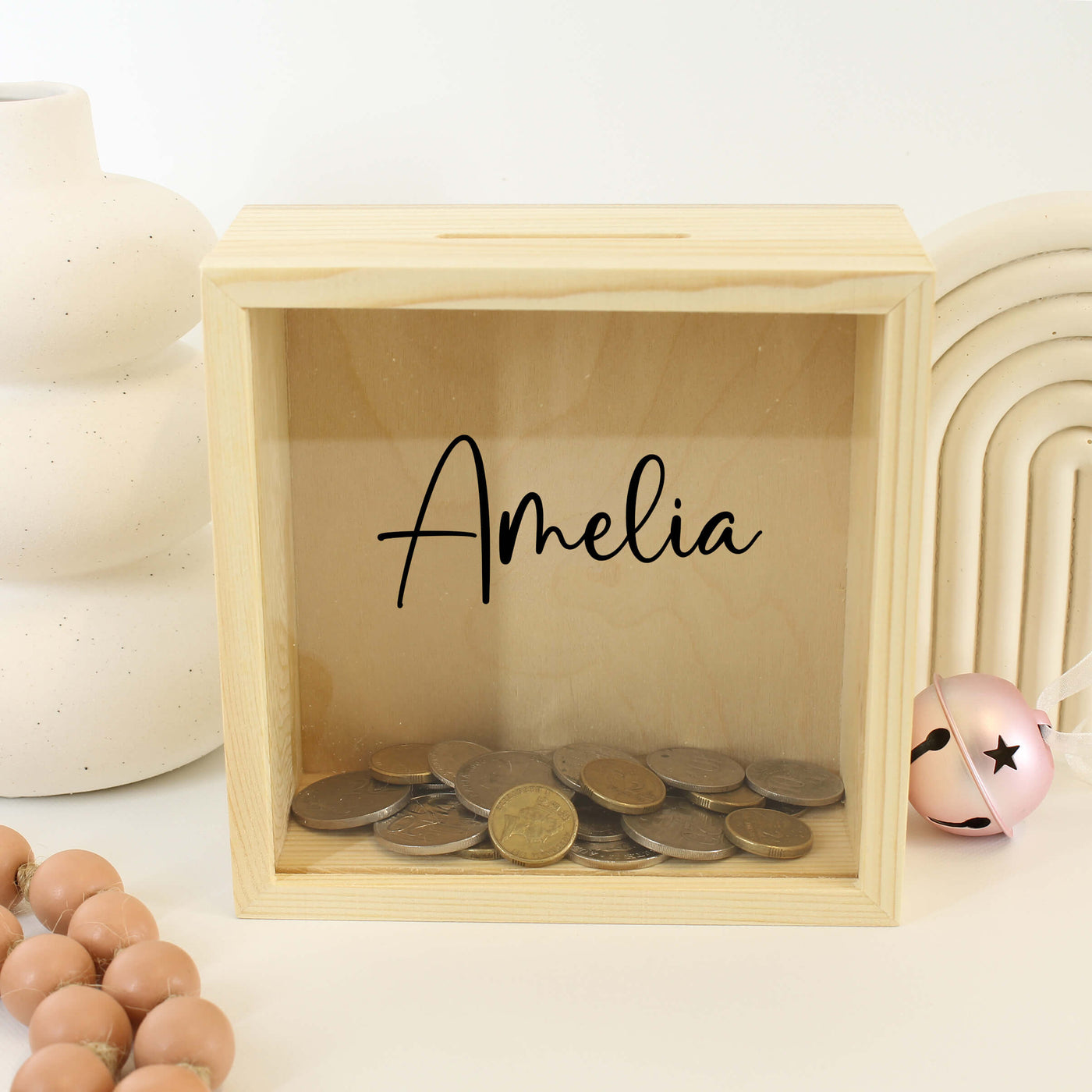 Custom Box Emoney Personalised Money Box – Meridian Etch