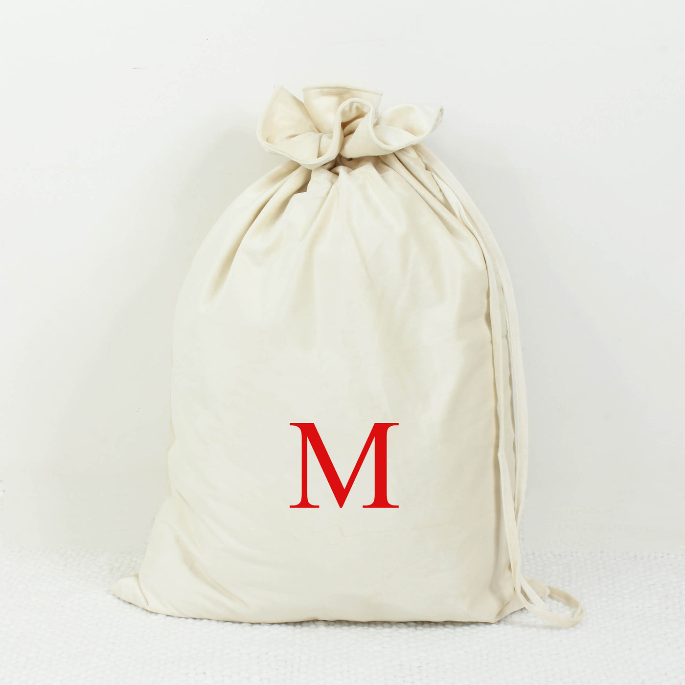 personalised santa bag