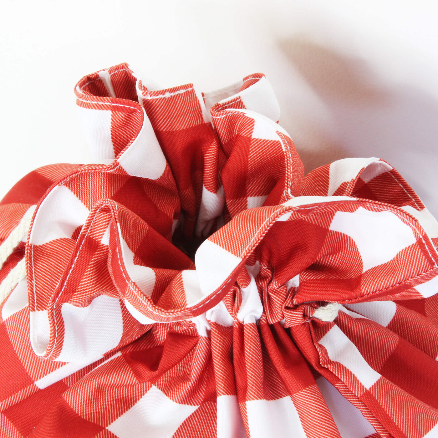 red santa sack