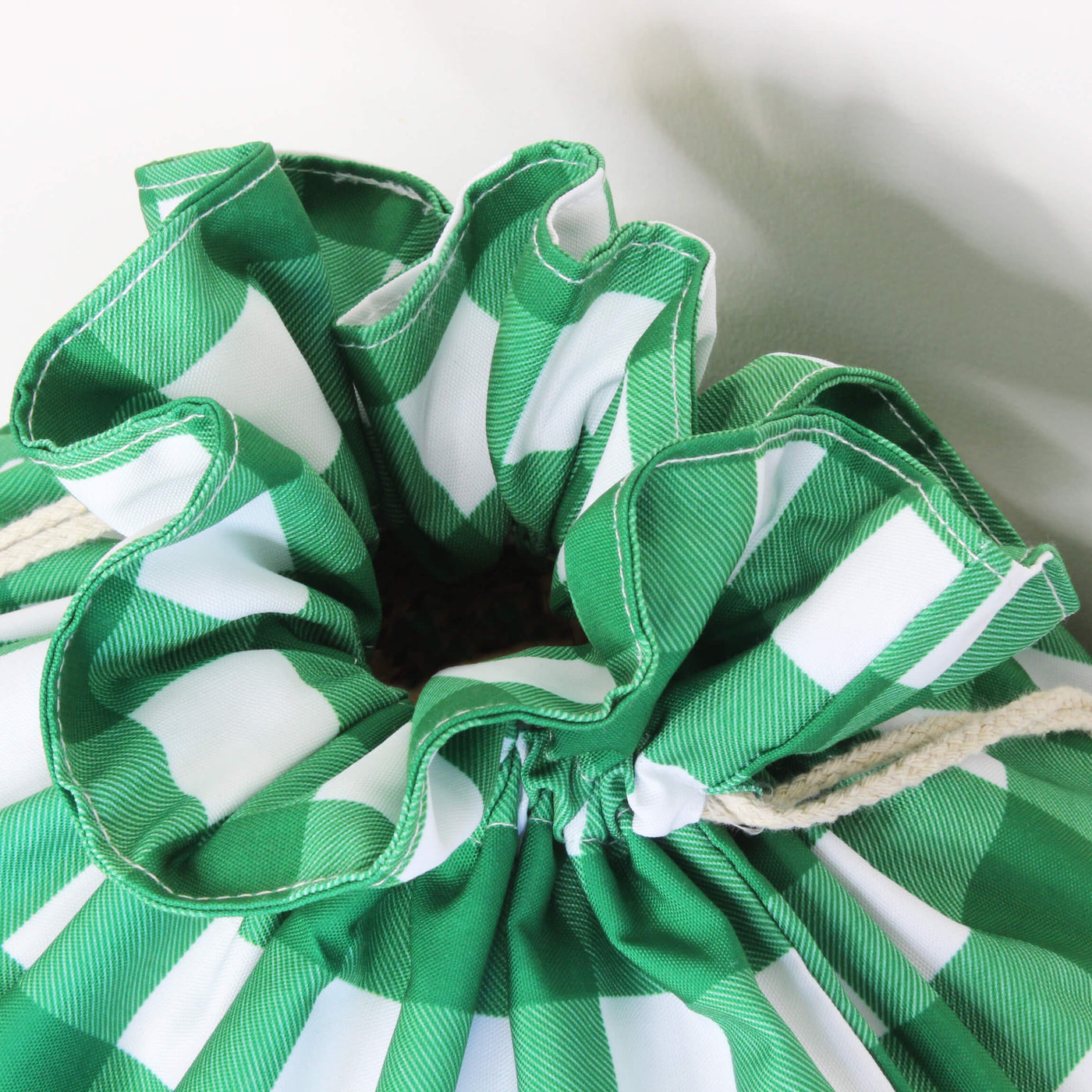 green santa sack