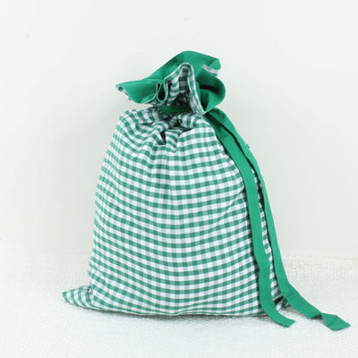 green santa bag