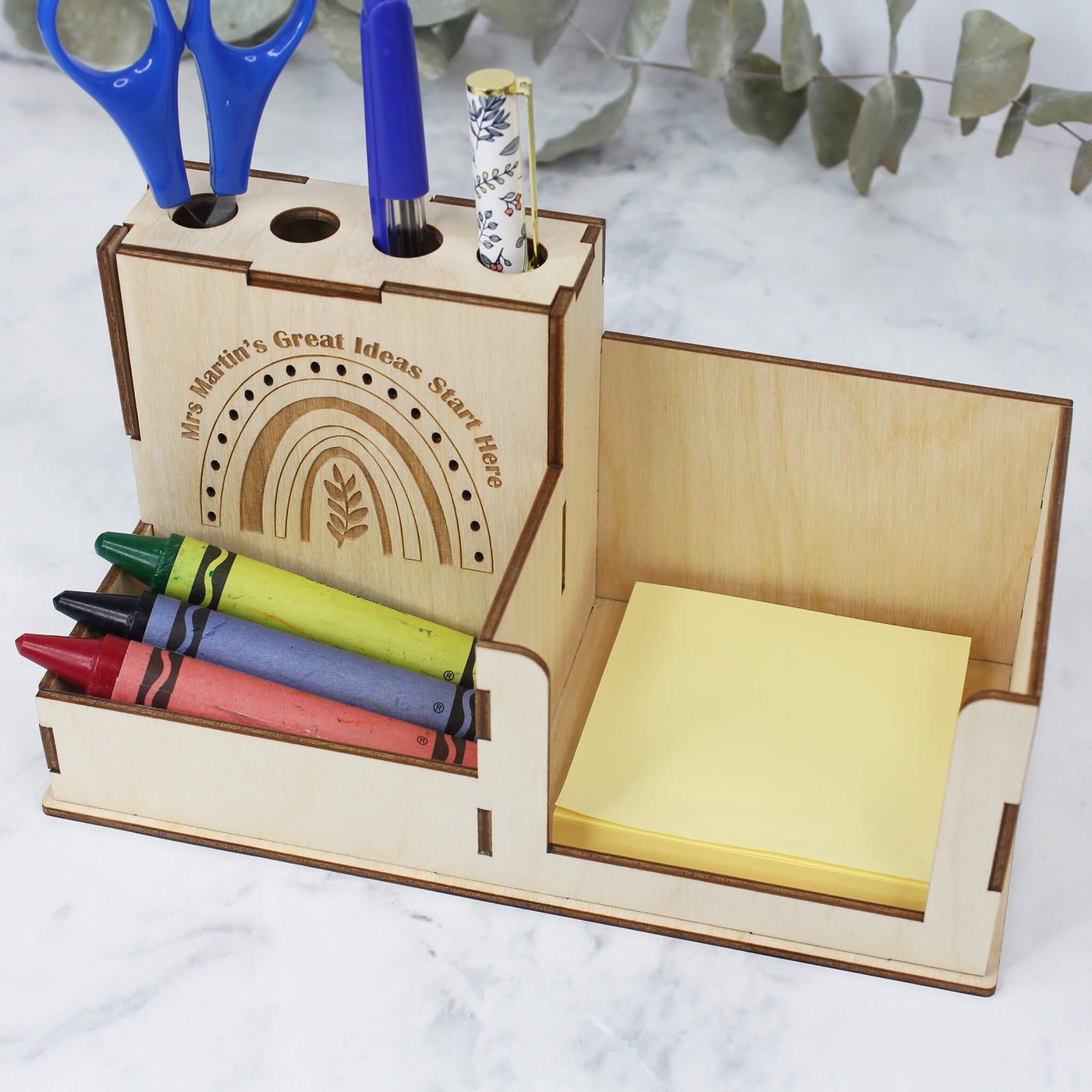 wooden teacher gift - caddy