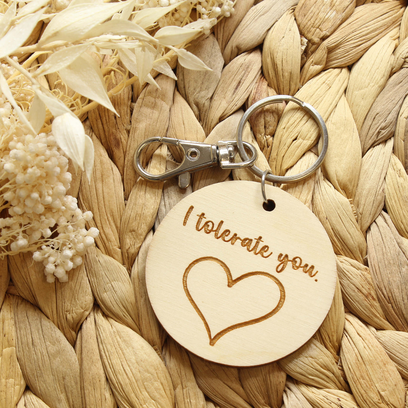 funny valentines gift keyring