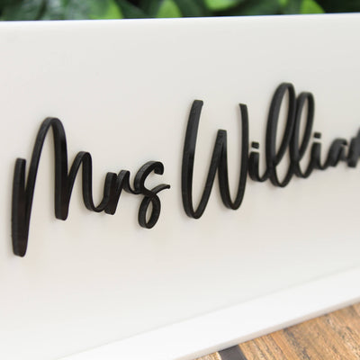 wedding table sign