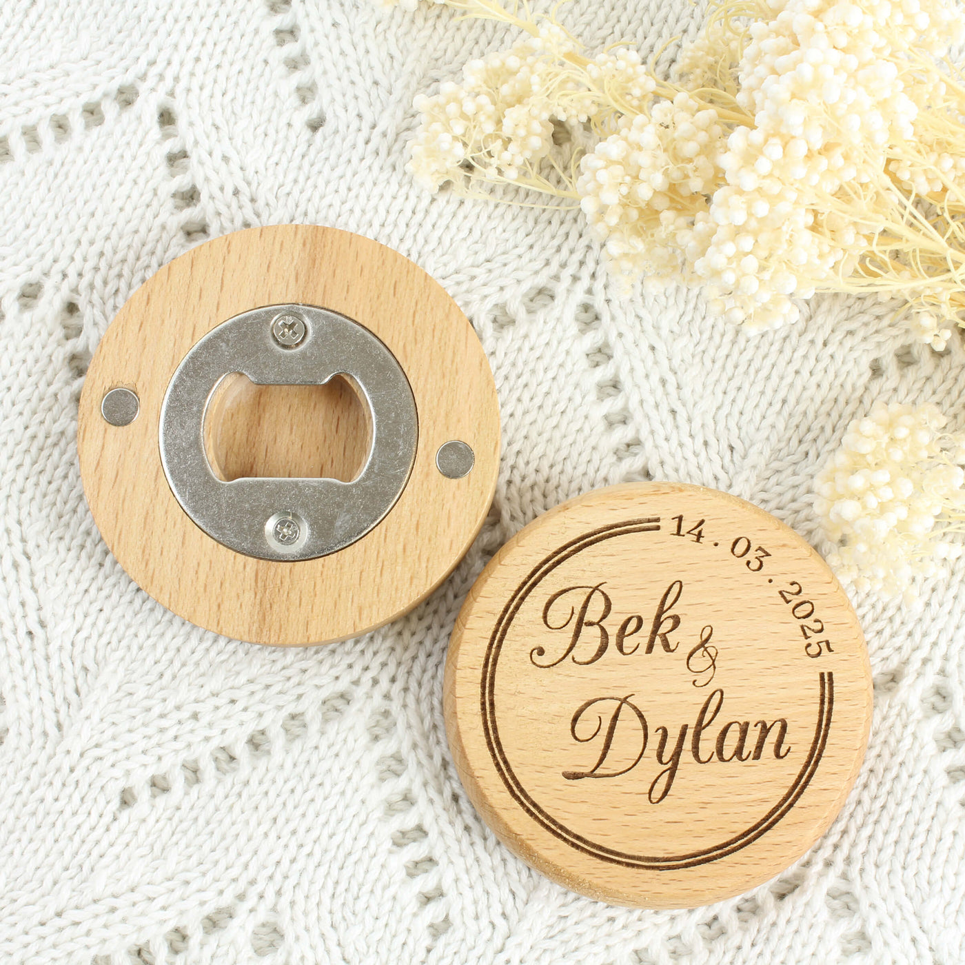 Wedding Thank You - Magnetic Bottle Openers - Bulk Buy