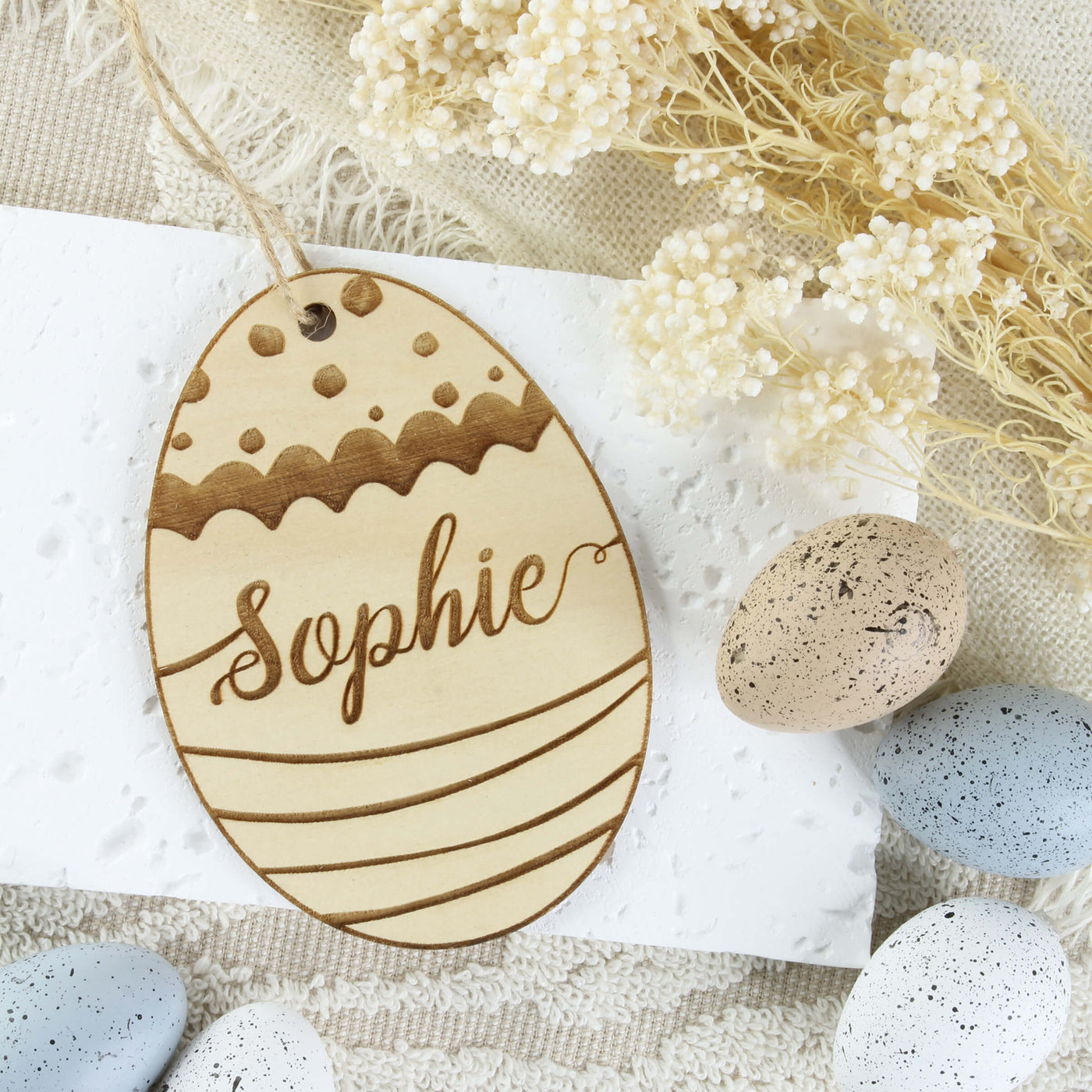 easter name tag