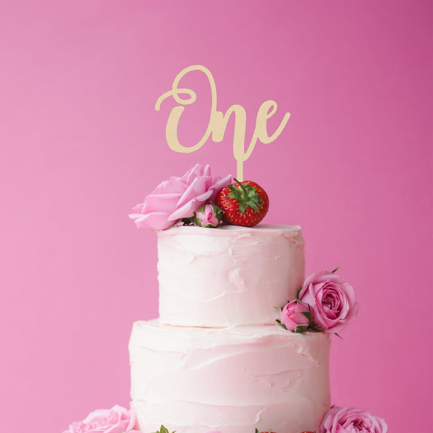 'One' Cake Topper - Wood or Acrylic