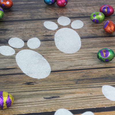 Easter footprints