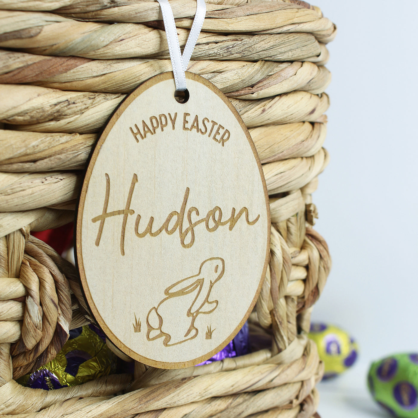 Large Easter Name Tag 3