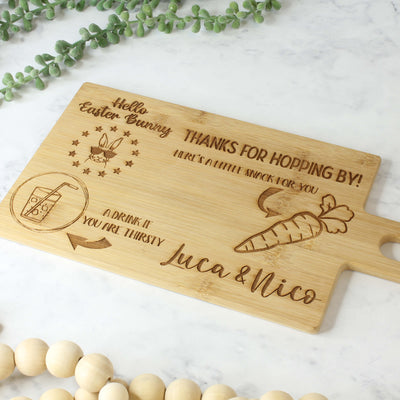 Personalised easter bunny board