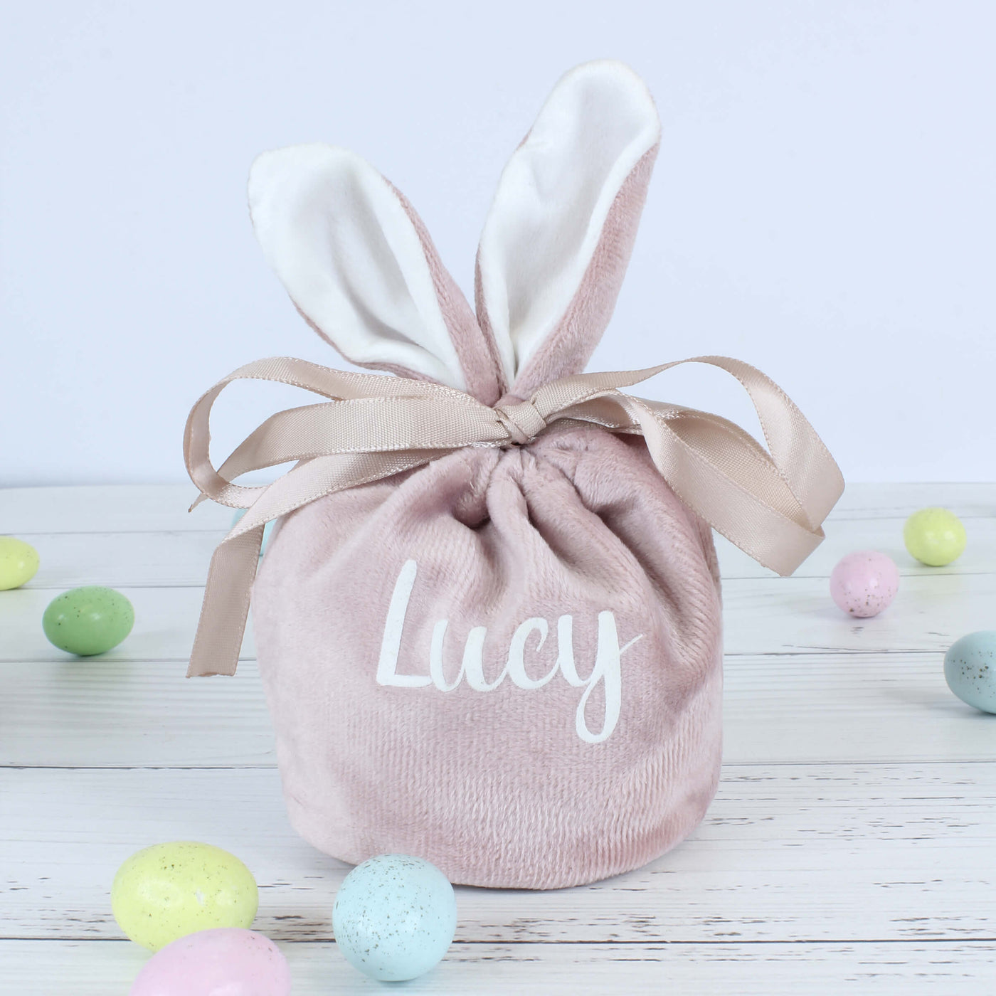 Personalised easter bunny bag