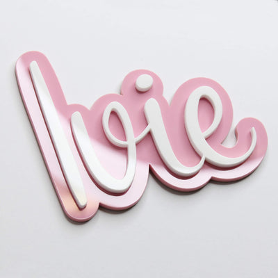 Acrylic kids name sign