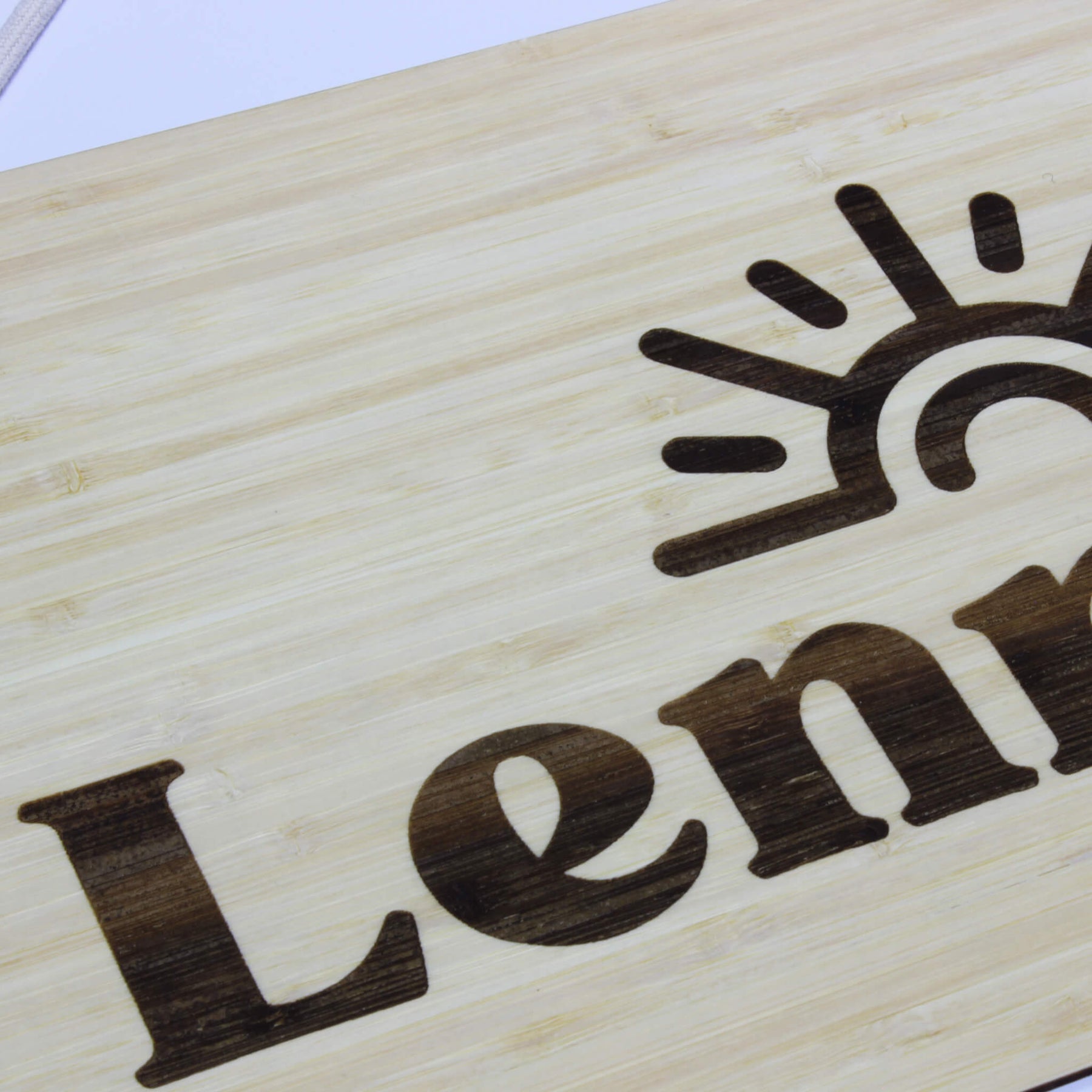 Wooden Laser Cut Rectangle Business Market Sign – Meridian Etch