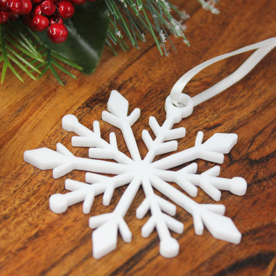 Snowflake christmas ornament