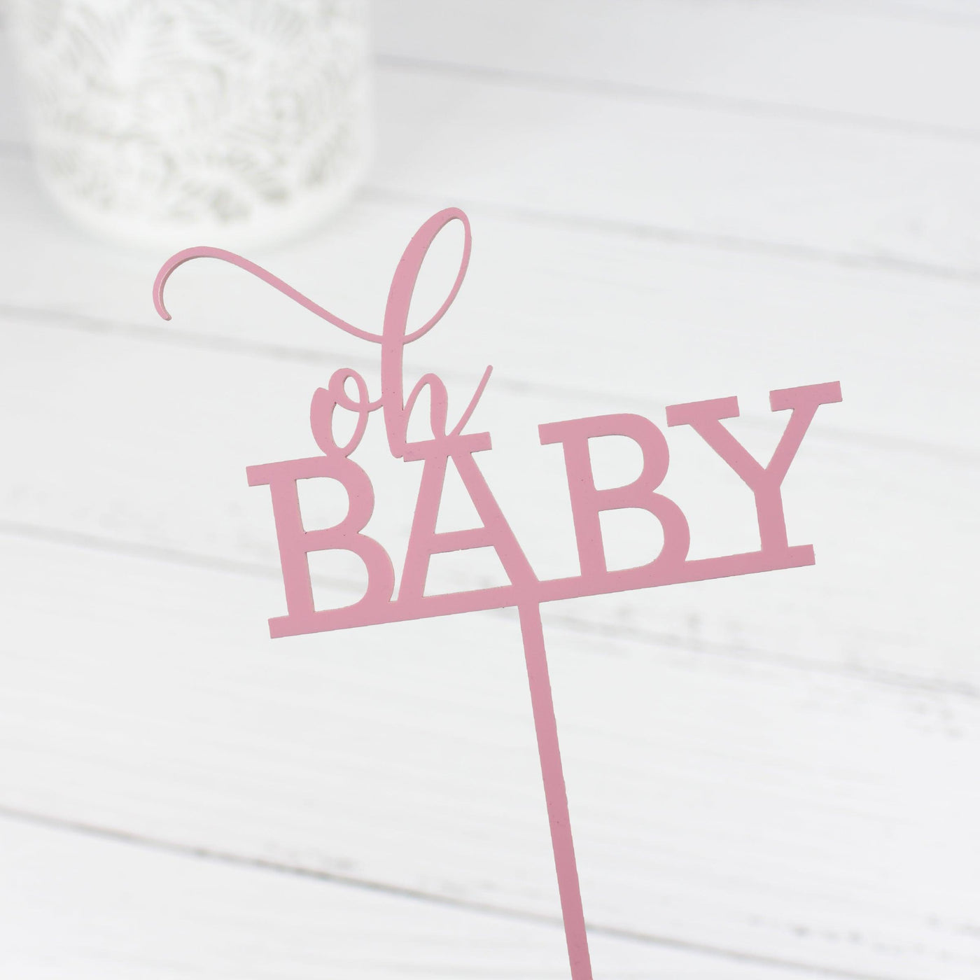 'Oh Baby' Cake Topper